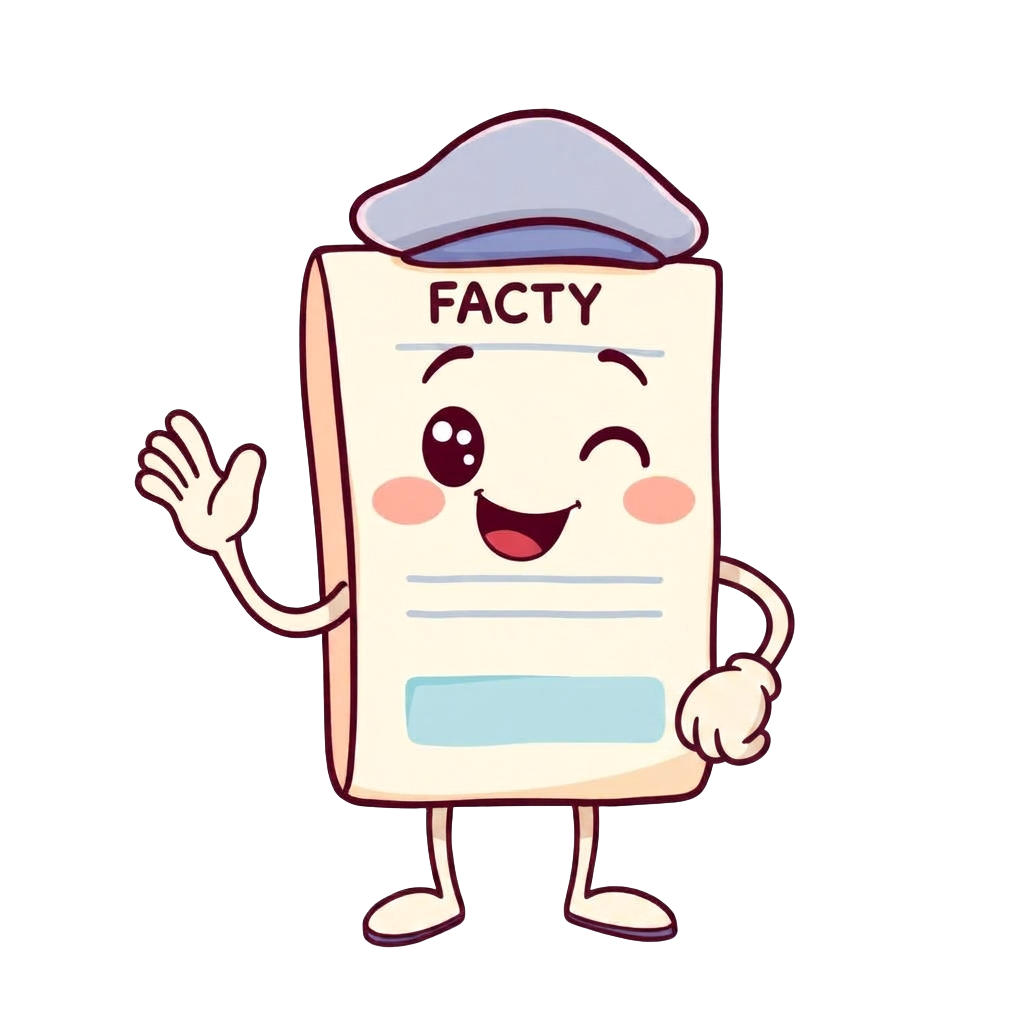 Facty the invoice mascot